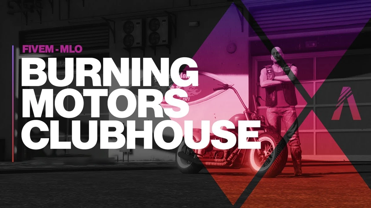 Burning Motors Clubhouse MLO – Fully Open Source FiveM Biker Interior